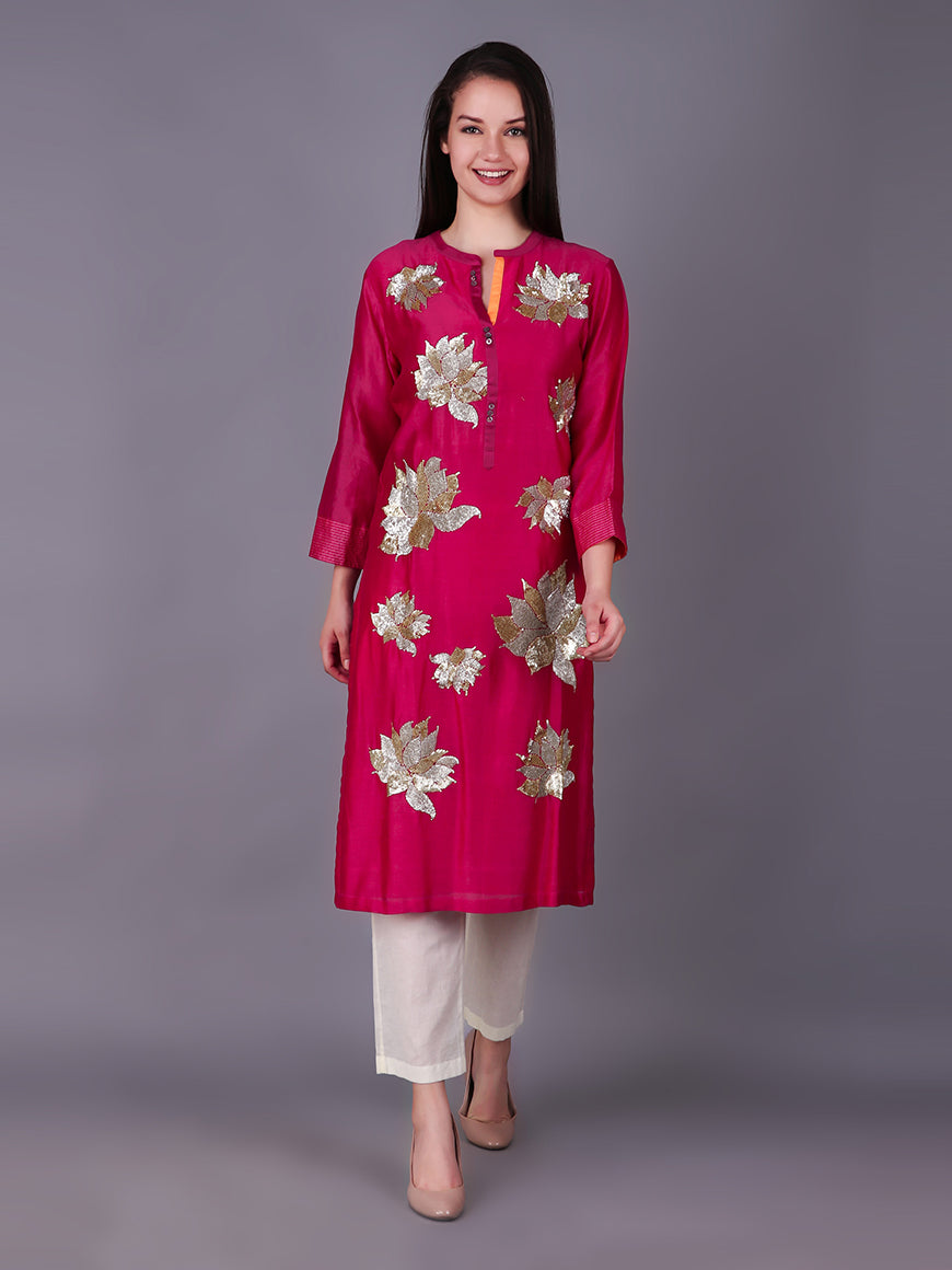 9001074 FUSCHIA LOTUS SEQ ALL OVER