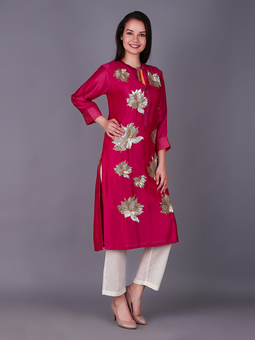 9001074 FUSCHIA LOTUS SEQ ALL OVER