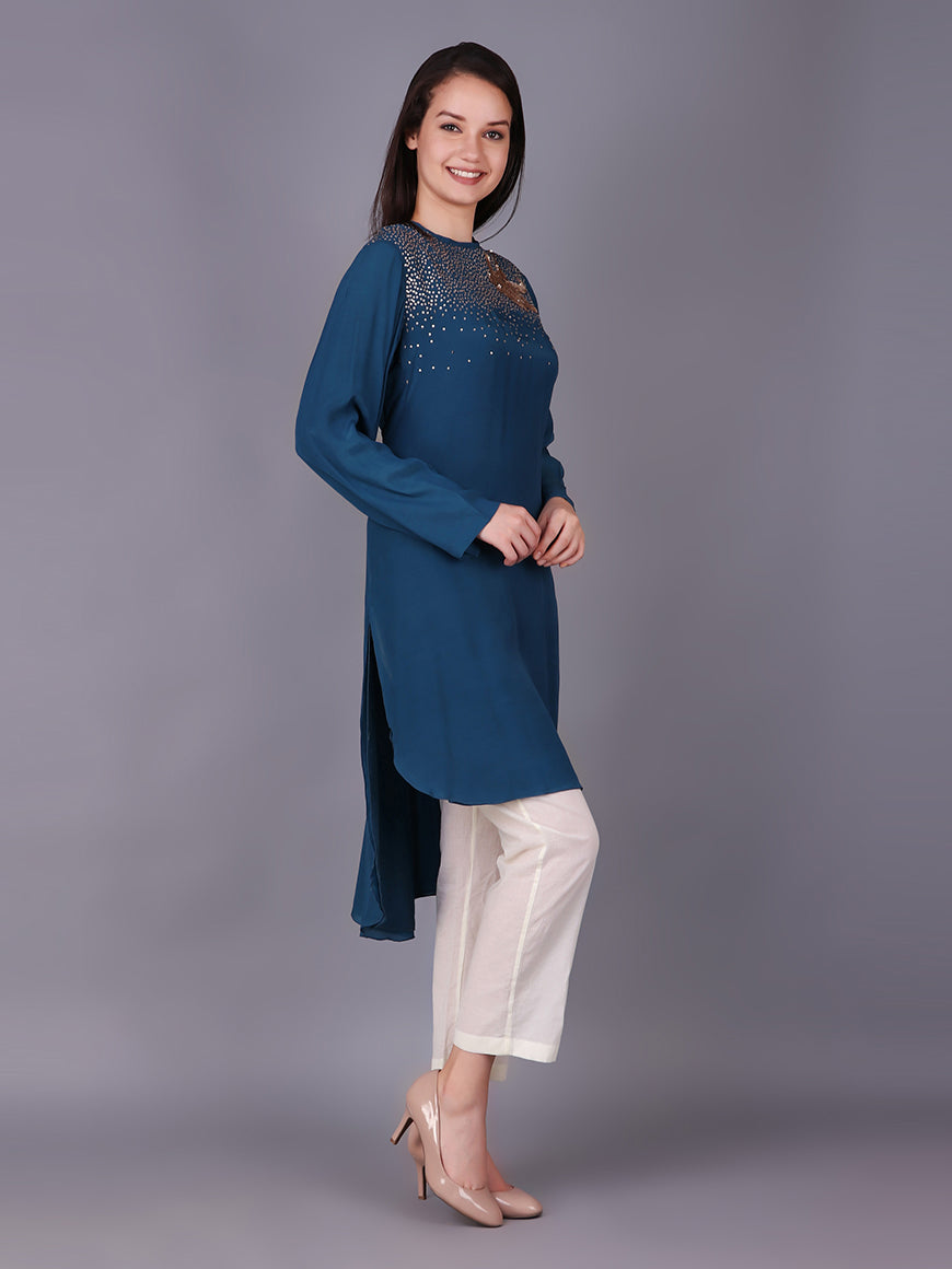 900971 MID NIGHT BLUE FLOWER BURST
