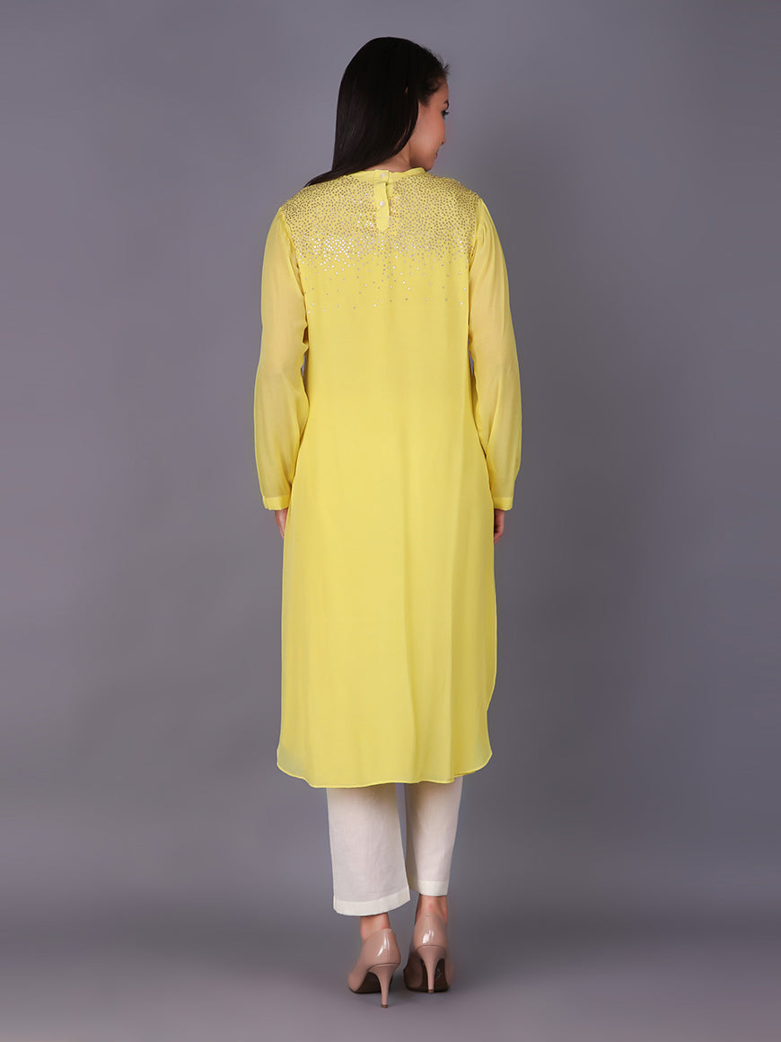 900971 YELLOW FALLING FLOWER BURST