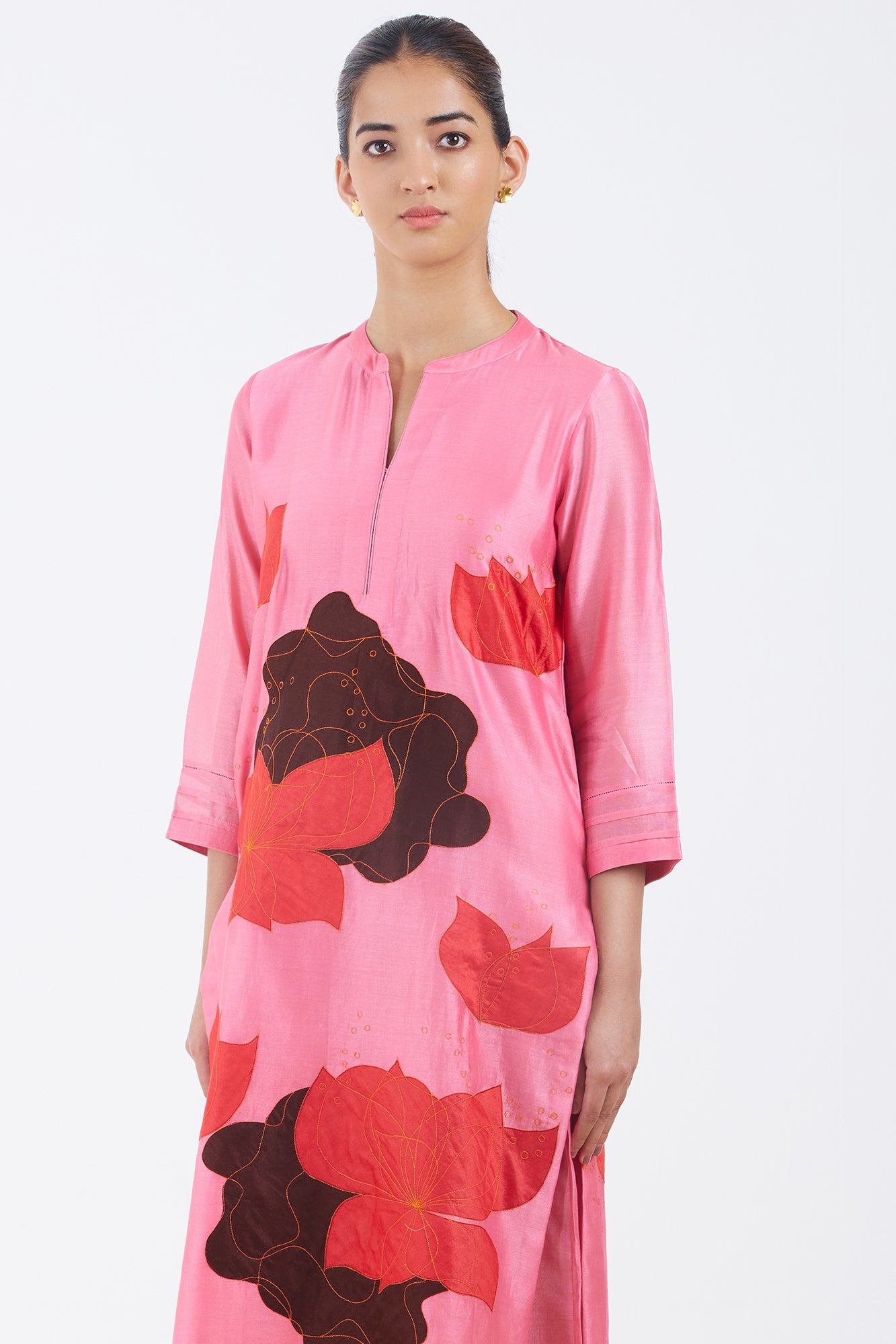 Silk Chanderi Kurta Set