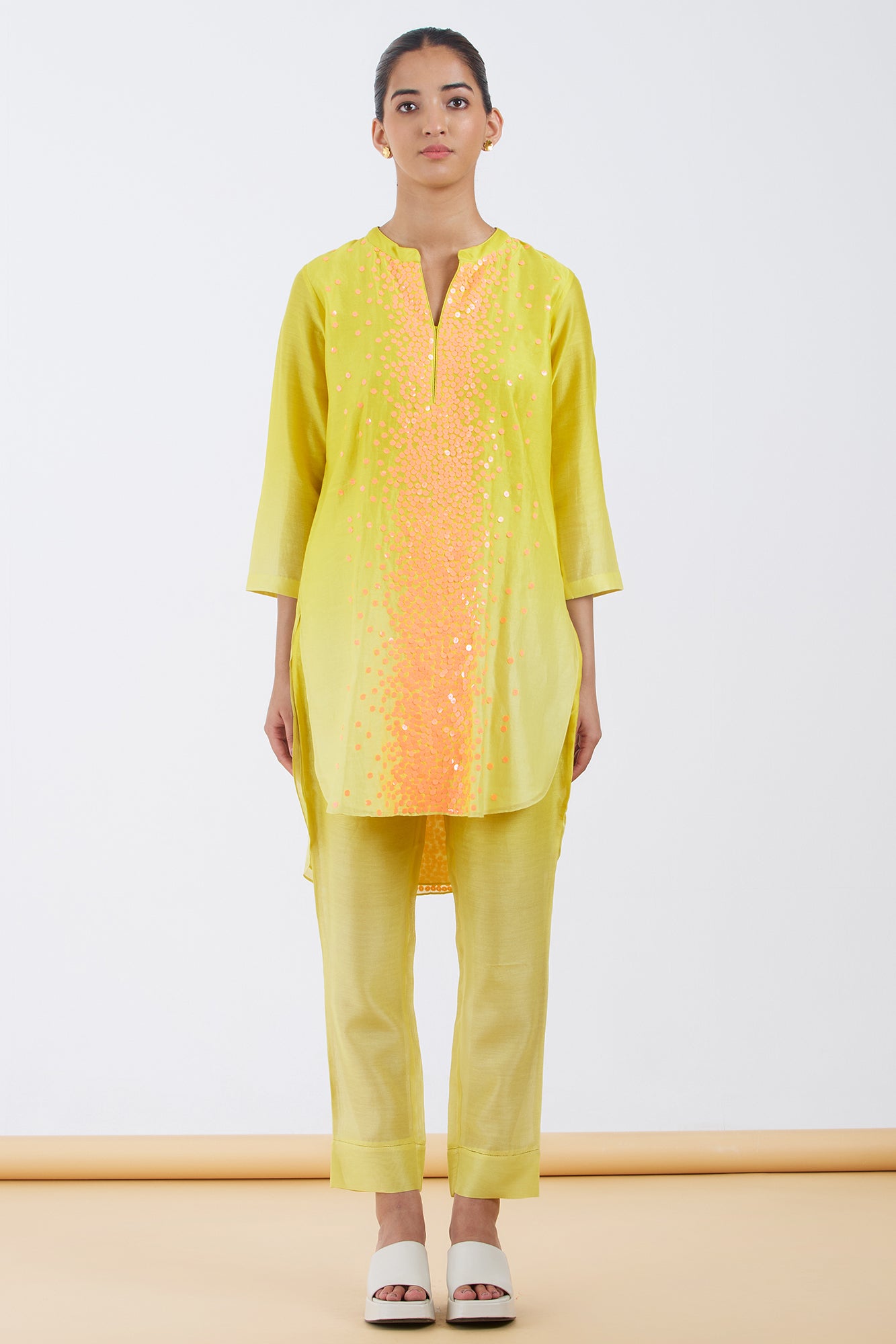 Silk Chanderi Co-ord Set