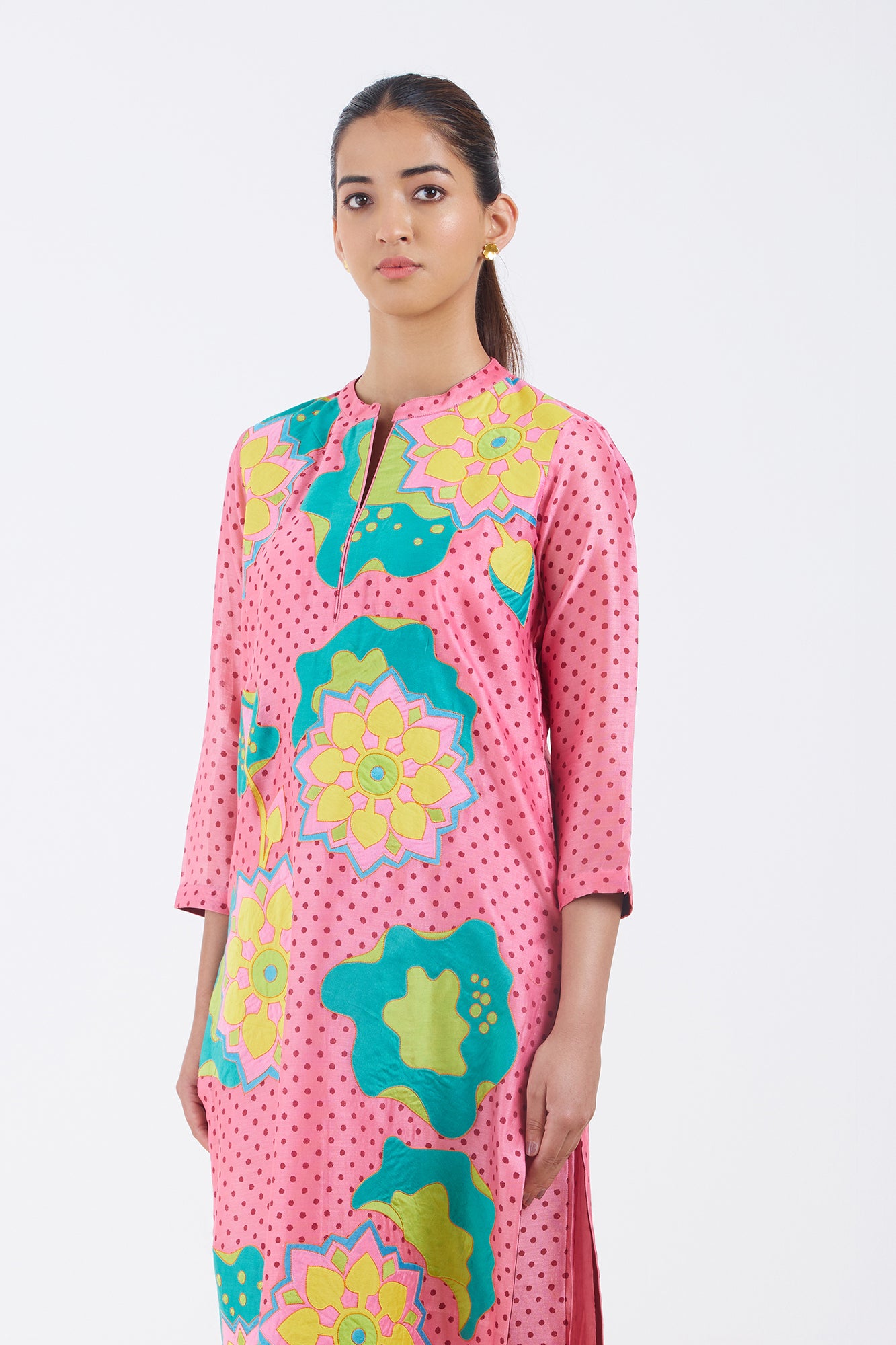 Silk Chanderi Kurta Set