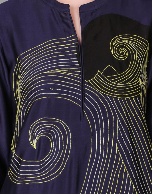 ABHJEET KHANNA | BUY CLASSIC TUNIC SETS ONLINE INDIA | WAVE EMBROIDERY |