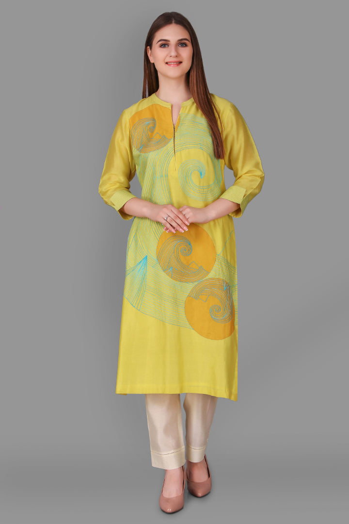 9001223 YELLOW WAVE CONTRAST