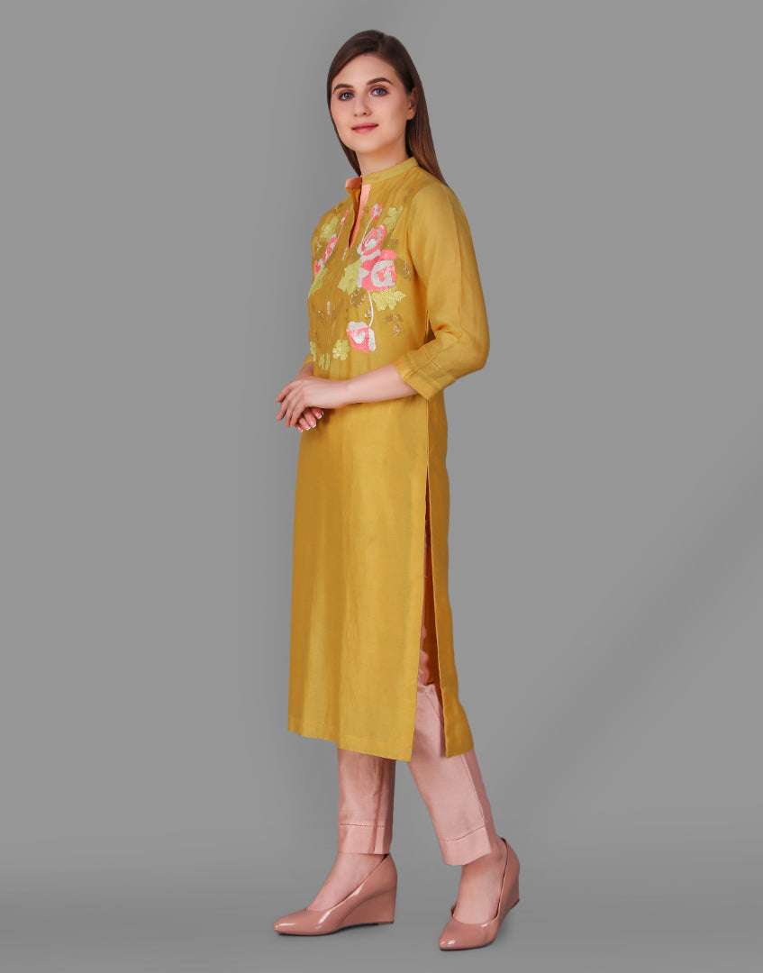 9001262 MUSTARD MULTI FLOWER BEL