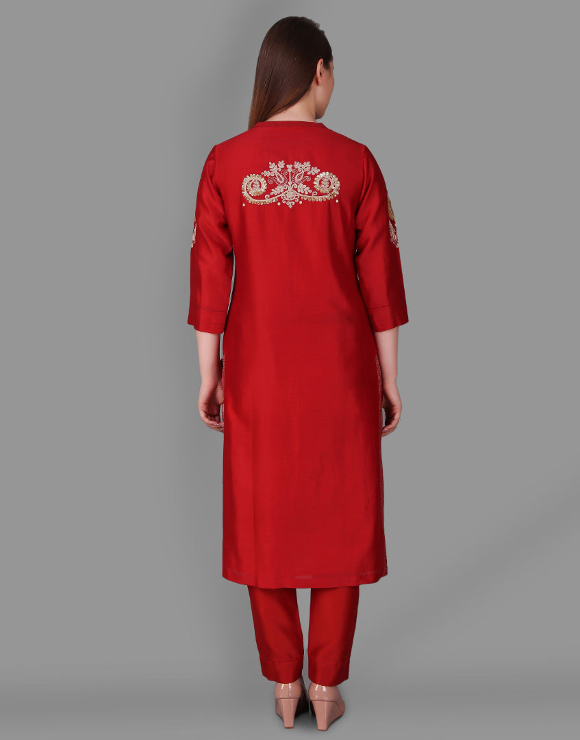 9001272 RED MOTIF GOLD