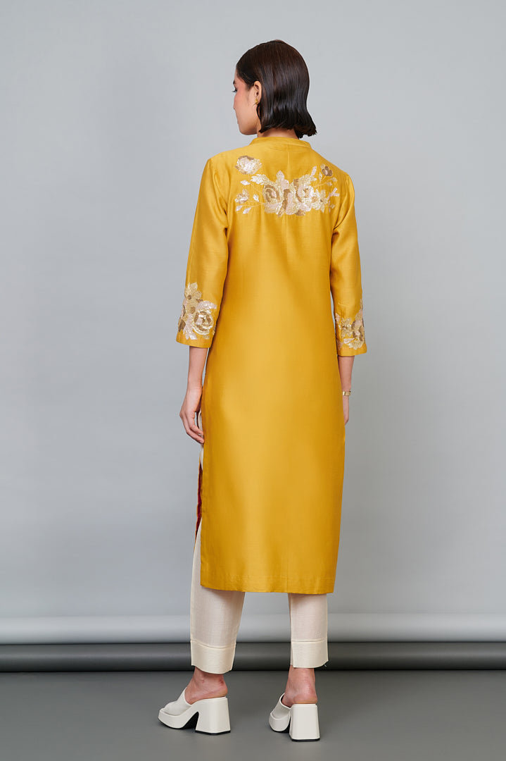 789 Emb Chanderi Tunic with Bottoms