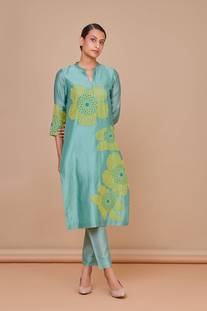 ABHJEET KHANNA | DIESEL FLORAL APPLIQUE | PATCH WITH DORI