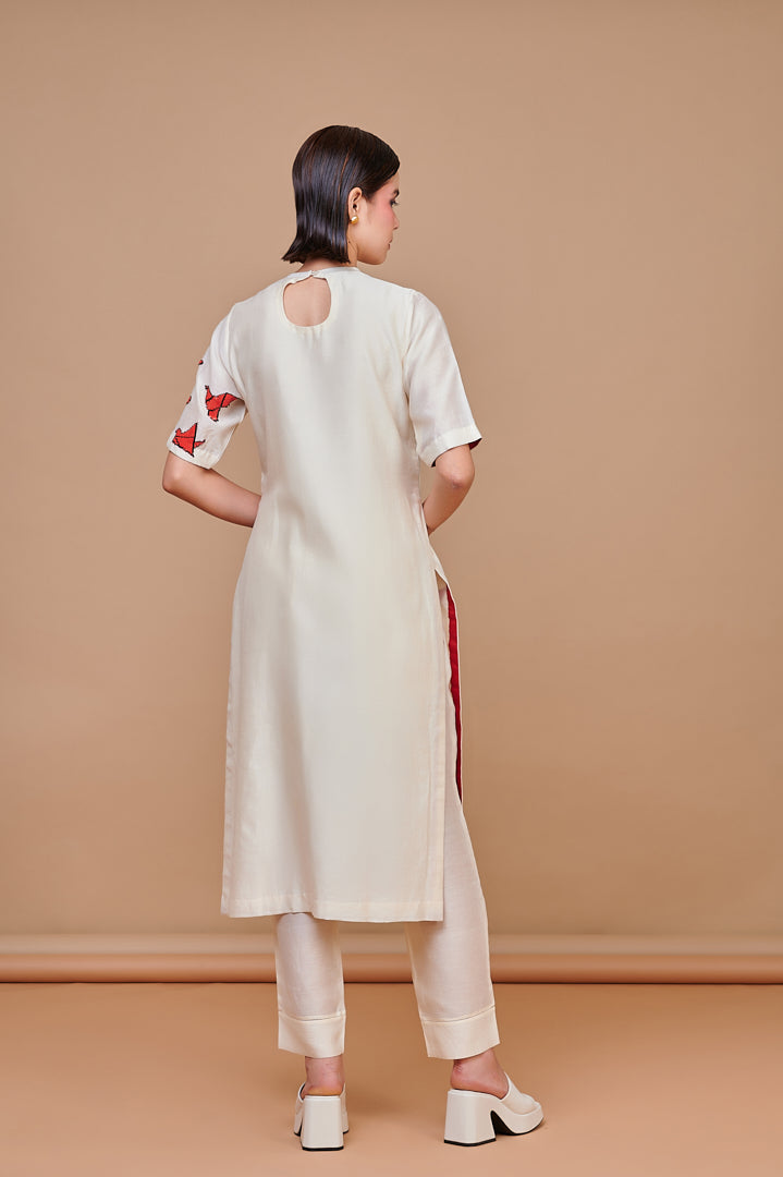 9001332 IVORY ORIGAMI SEQUIN