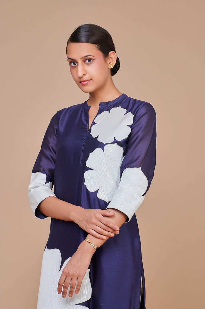 1337 Applique Hand Emb Kurta with Bottoms