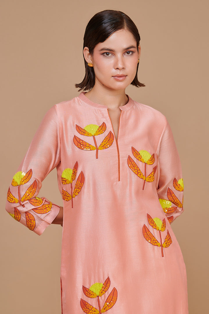 9001340 PEACH ORANGE CATCH FLOWER