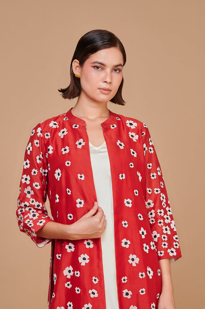 9001334 RED JACKET VECT FLOWER