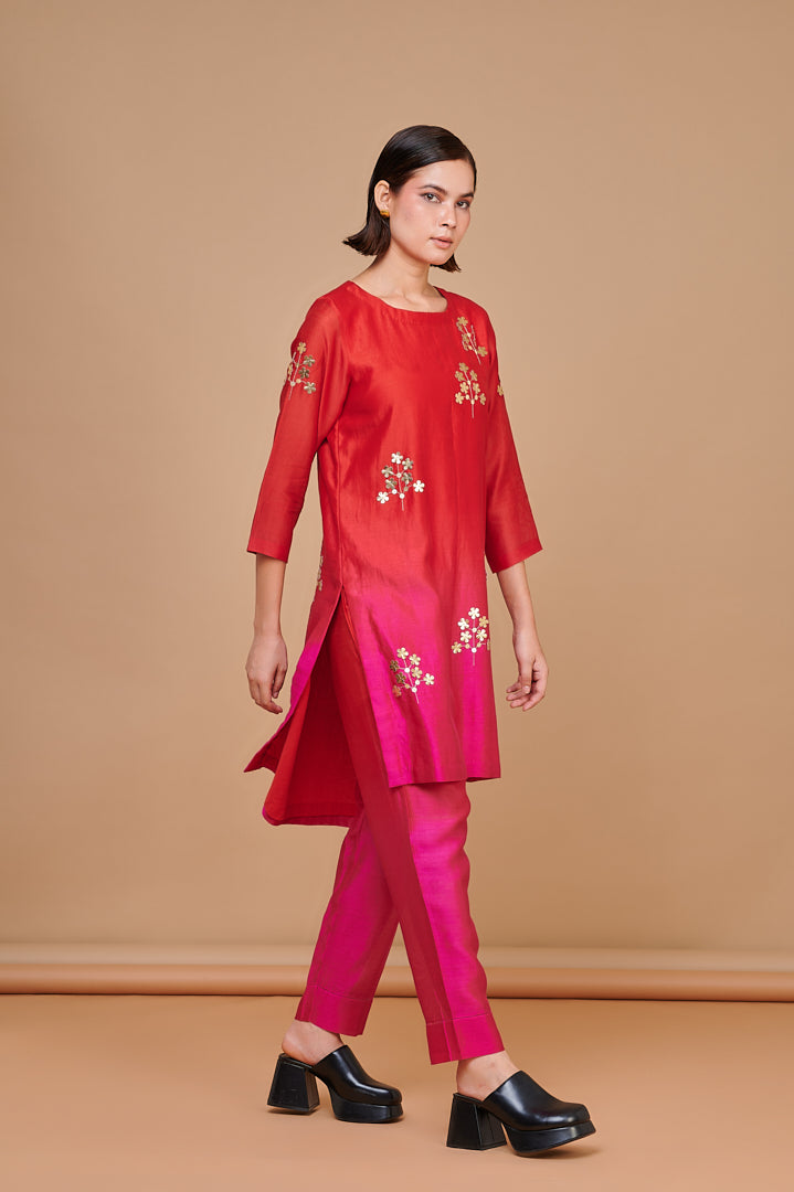9001354 RED FUCSHIA OMBRE CO ORD