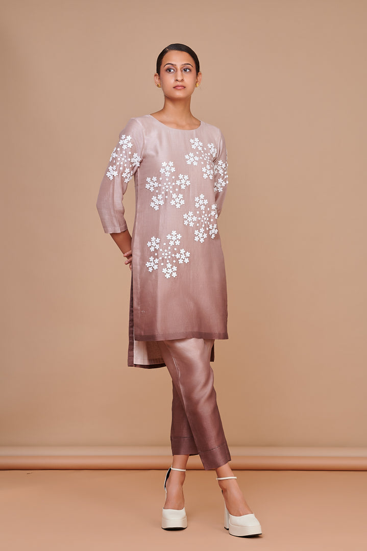 ABHJEET KHANNA | OMBRE TUNIC SET | CO-ORD SHOP ONLINE | CINNAMON CO ORD SET