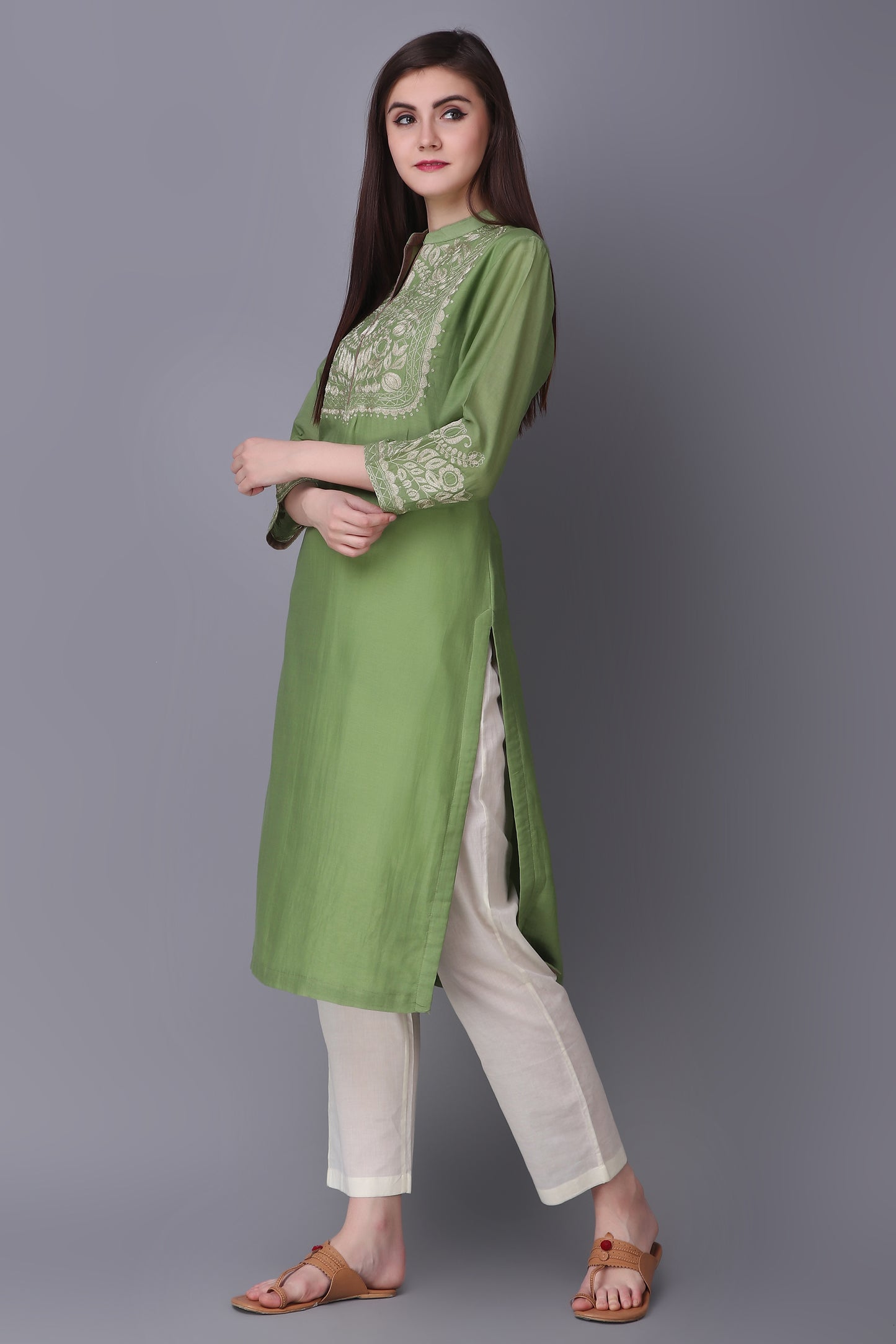 9001068 SAGE ZARI FLOWER