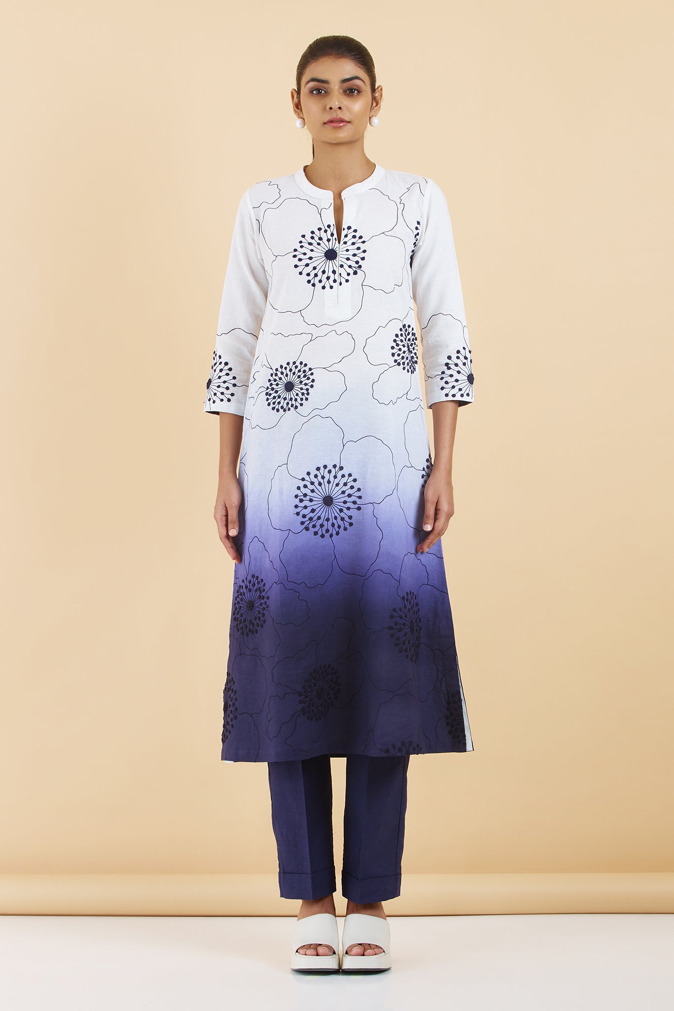 Linen Kurta Set